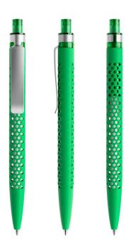 prodir QS40 Soft Touch PRS Push ballpoint pen Light green