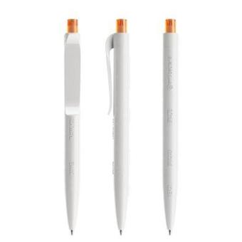 prodir QS50 PPP Push ballpoint pen White/orange