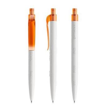 prodir QS50 PPT Push Kugelschreiber Weiß/orange