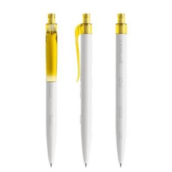 prodir QS50 PPT Push Kugelschreiber Weiß/gelb