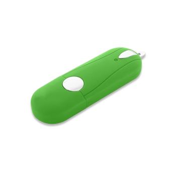 USB Stick Oval Cap Green | 128 MB