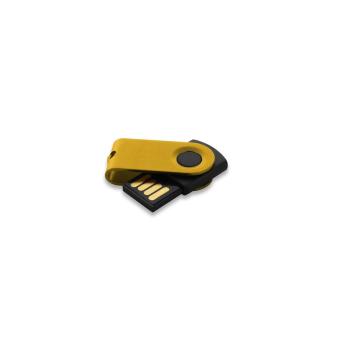 USB Stick Clip Mini Gelb | 128 MB