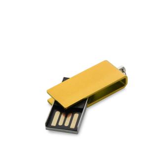 USB Stick Twister Mini Gelb | 128 MB