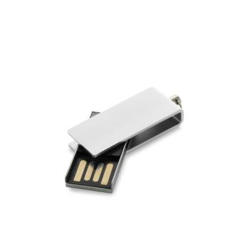USB Stick Twister Mini Silber | 128 MB