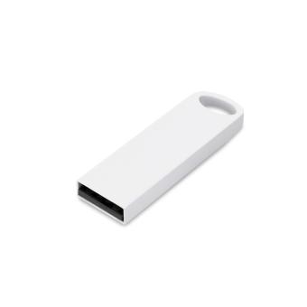 USB Stick Metal Star Oval Silver | 128 MB