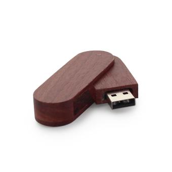 USB Stick Holz Amber Rosenholz | 128 MB