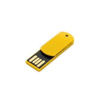 USB Stick Büroklammer Mini Gelb | 128 MB