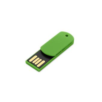 USB Stick Büroklammer Mini Grün | 128 MB