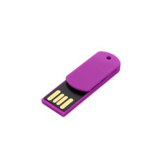 USB Stick Büroklammer Mini Fuchsia | 128 MB