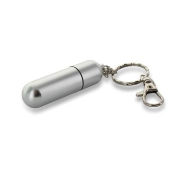 USB Stick Metal Pill Silber | 128 MB