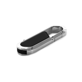 USB Stick Leander Schwarz | 128 MB