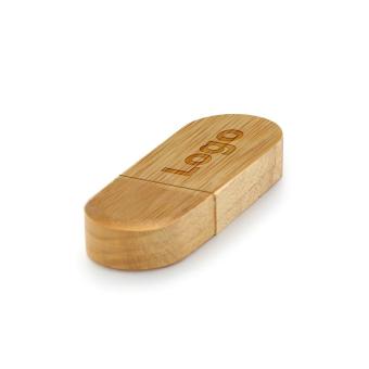 USB Stick Holz Woody Bambus | 128 MB