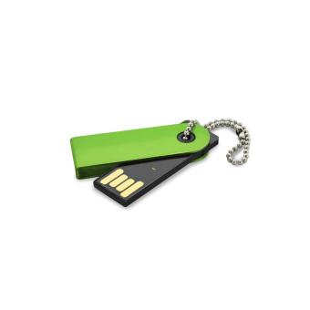USB Stick Twister Flat Grün | 128 MB