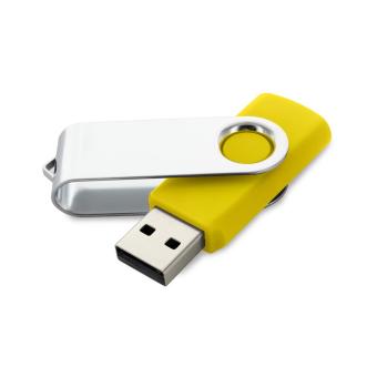 USB Stick Clip Gelb | 128 MB