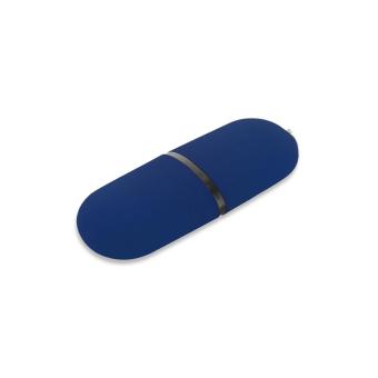 USB Stick Oval Blau | 128 MB