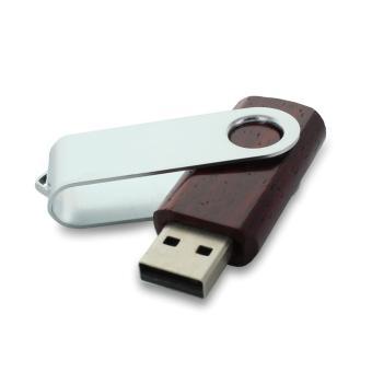 USB Stick Clip Holz Rosenholz | 128 MB