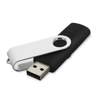 USB Stick Clip Typ C Black | 256 MB