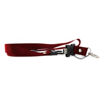 USB Stick Lanyard Red | 256 MB