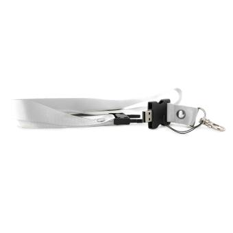 USB Stick Lanyard Weiß | 1 GB