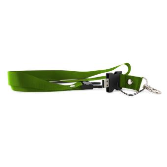 USB Stick Lanyard Grün | 128 MB