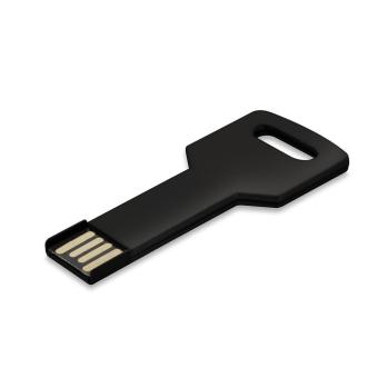 USB Stick Schlüssel Bari Schwarz | 128 MB