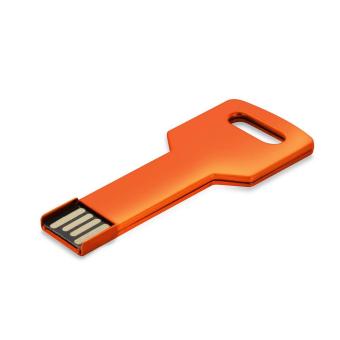 USB Stick Schlüssel Bari Orange | 128 MB