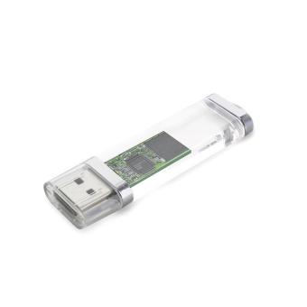 USB Stick Elegance-transparent Transparent | 128 MB