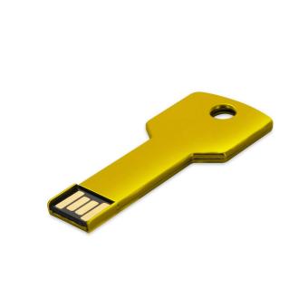USB Stick Schlüssel Sorrento Yellow | 128 MB