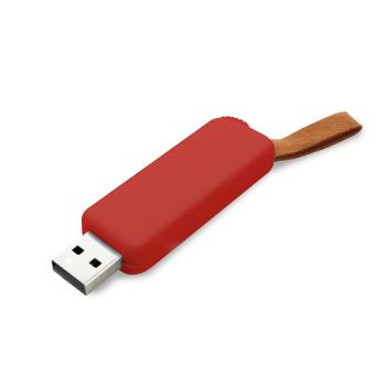 USB Stick Pull und Push Rot | 128 MB