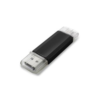 USB Stick Twin Typ C Schwarz | 8 GB
