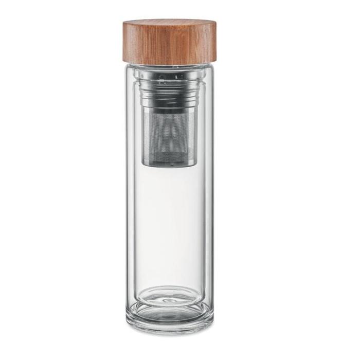 BATUMI GLASS Trinkflasche Glas 420ml 