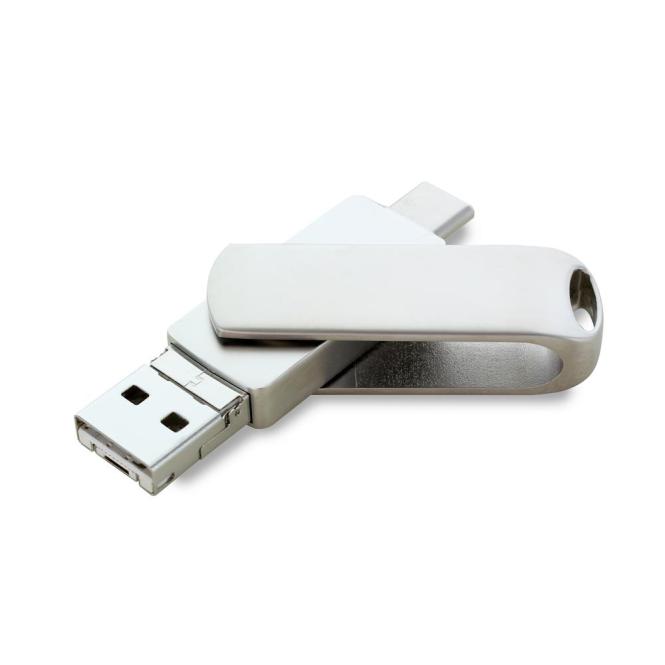 USB Stick TWIST METAL 4in1 