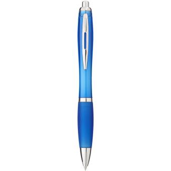 Nash ballpoint pen with coloured barrel and grip 