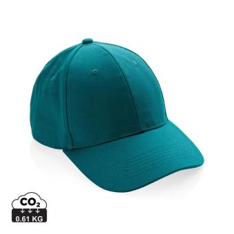 XD Collection Impact 6 panel 280gr Recycled cotton cap with AWARE™ tracer 