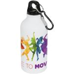 Oregon 400 ml matte water bottle with carabiner White