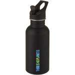 Lexi 500 ml stainless steel sport bottle Black