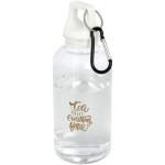 Oregon 400 ml RCS certified recycled plastic water bottle with carabiner White