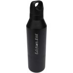 Odessy 600 ml Isolierflasche und 300 ml Becher aus RCS recyceltem Edelstahl Schwarz