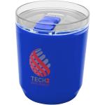 Hudson 180 ml doppelwandiger Becher aus recyceltem Kunststoff Blau