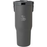 Bronx 900 ml RCS recycled stainless steel copper vacuum insulated tumbler with dual function lid Convoy grey