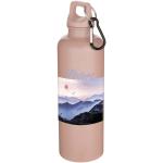 Oregon 750 ml einfarbige RS-zertifizierte Wasserflasche aus recyceltem Kunststoff mit Karabinerhaken Altrosa