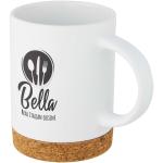 Neiva 425 ml Keramiktasse mit Korkboden Weiß