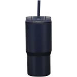 Westin 540 ml RCS recycled double wall insulated tumbler with straw Navy