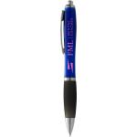 Nash ballpoint pen coloured barrel and black grip (black ink), blue Blue,black