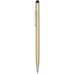 Ore aluminium ballpoint pen with stylus (blue ink) Champagne