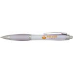 Nash RCS recycled plastic ballpoint pen with coloured barrel and grip (black ink) Lilac