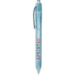 Vancouver recycled PET ballpoint pen Transparent blue