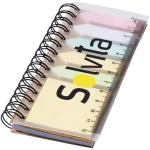Spinner spiral notebook with coloured sticky notes Nature