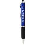 Nash Stylus Kugelschreiber farbig mit schwarzem Griff (blaue Mine) Royalblau