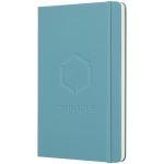 Moleskine Classic L hard cover notebook - ruled Turqoise